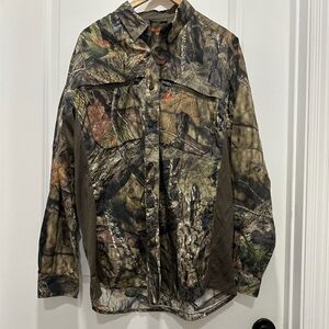 Game Winner Camo Outdoor Performance Button Up
